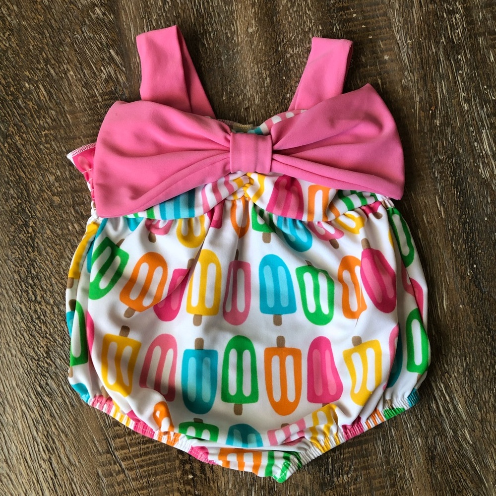 Mud Pie Popsicle Infant Swimsuit 0-6 months